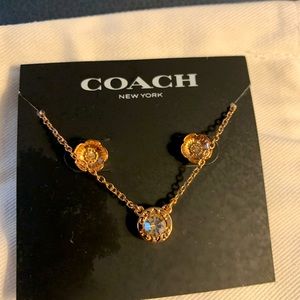 Coach Tea Rose Jewelry Set